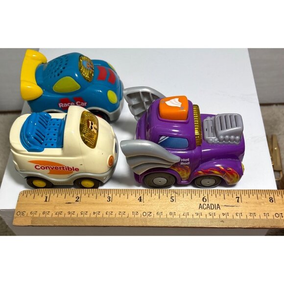 VTech Go! Go! Smart Wheels Convertible Hot Rod & Race Car Trio - Picture 8 of 8